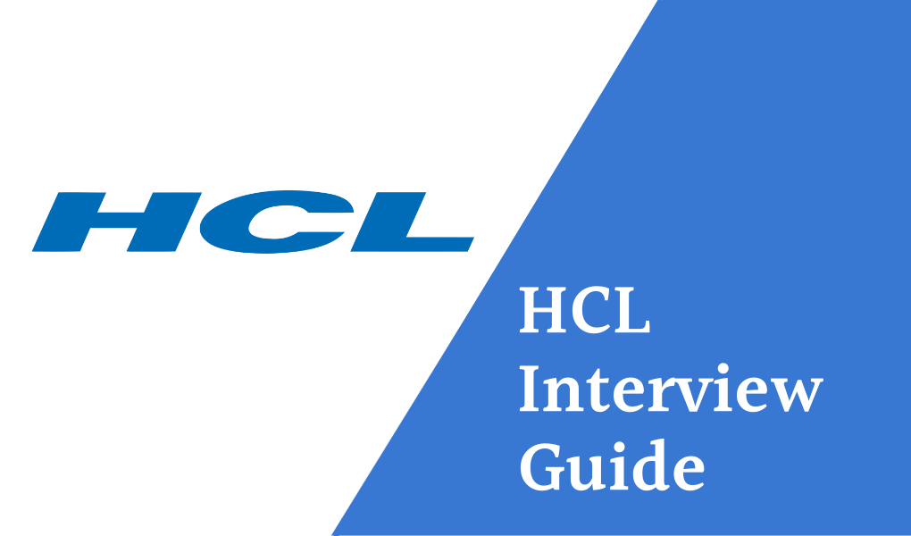 HCL Interview Guide